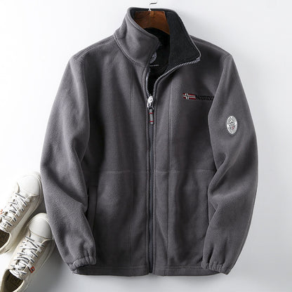 🧥【S-3XL】2025 Męska, bawełniana, ciepła kurtka, dwustronna, wełniana kurtka