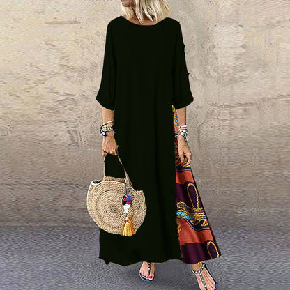 👗👗【Horúci výpredaj】🤩✨💕[M-5XL] Nové letné ľanové retro šaty – mäkké a príjemné na dotyk