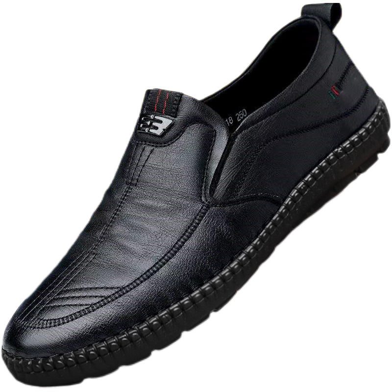 【39-44】Zapatos de cuero modernos y versátiles para hombres de mediana edad y mayores.