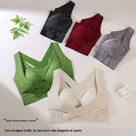 【Paquete de 3 piezas】Brasier Cruzado Levanta y Moldea