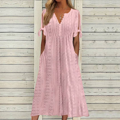 【🏆Hot Product】👗2025 Jednoduché a krásne jednofarebné šaty