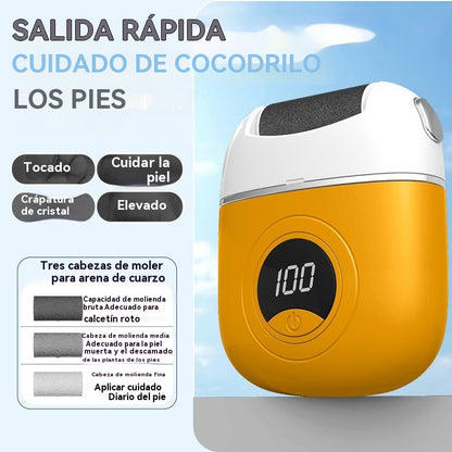 🦶🛁Nuevos rodillos eléctricos para pies, elimina la piel muerta de los talones, rodillos eléctricos para pies, adecuados para el cuidado de los pies.