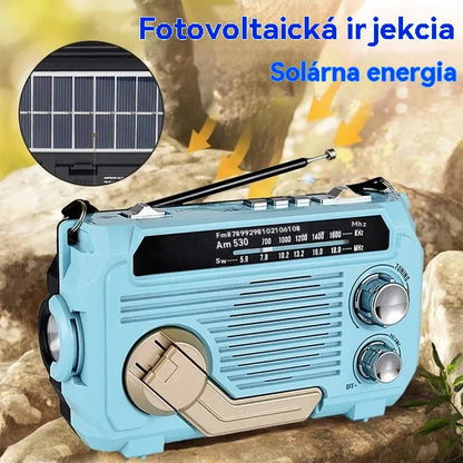 🏕️Prenosné multifunkčné AM rádio baterka