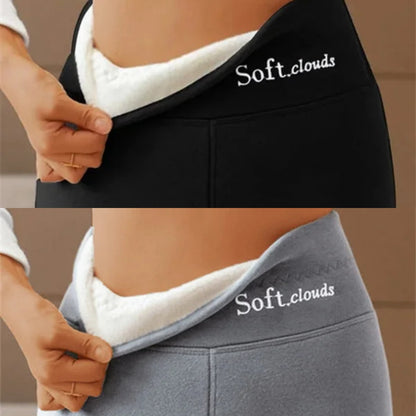 💥 Купи едно, получи второто безплатно! 🔥【S-5XL】Плътни термо клинове от вълна, с висока талия, голям размер, висока еластичност – незаменими за есен/зима 2025.Сгъстени и топли