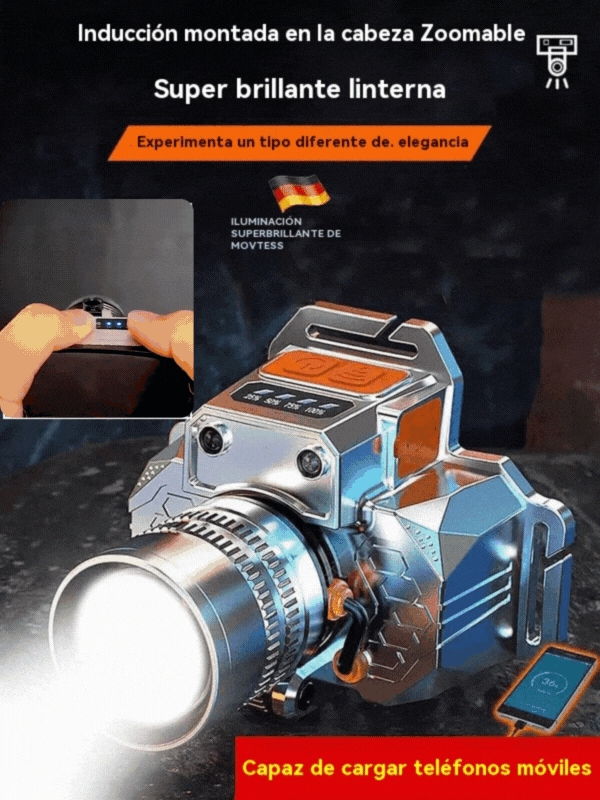 【✨Kúp 1 a získaj 1 zadarmo】🔦Super jasné hlavové senzorové svietidlo, uvoľní tvoje ruky, super dlhá doba svietenia.