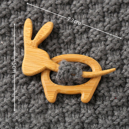 🎁Tri drevené brošne v tvare zvieratiek by boli perfektným darčekom