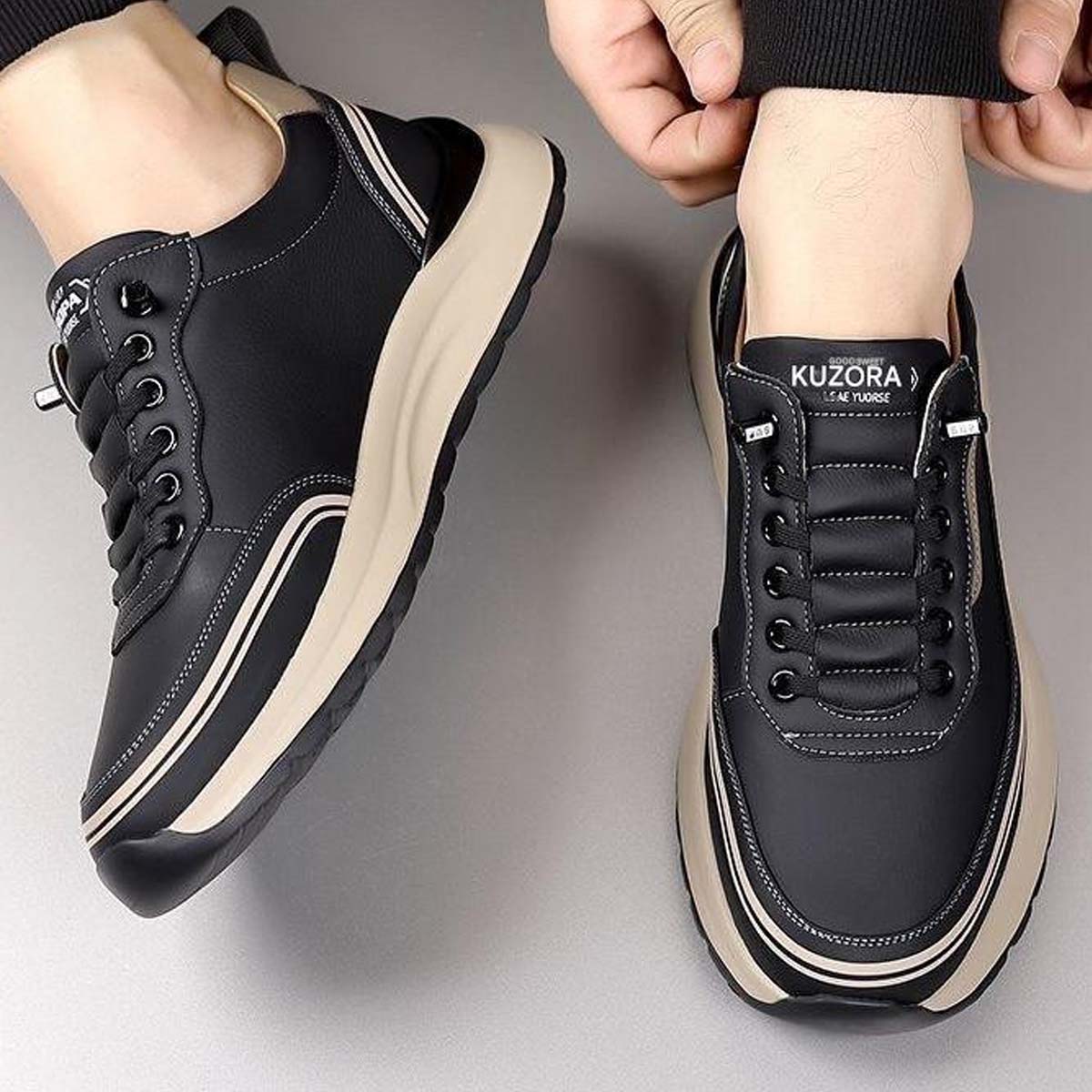 💥💥【39-45】Нови мъжки ежедневни спортни обувки за 2025 г., леки, с мека неплъзгаща се подметка