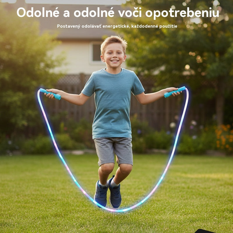 🏃【Compra 1, llévate 1 gratis】🌈 Cuerda para saltar con luz LED para niños