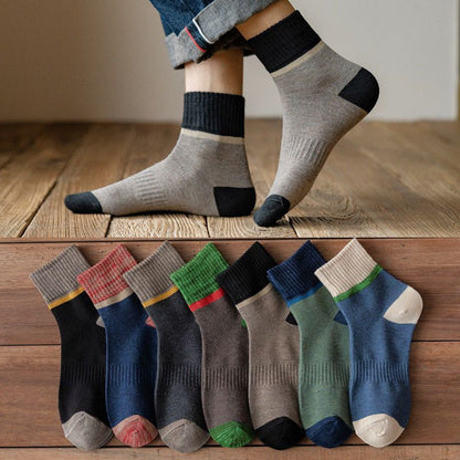 😍🧦【10 párov】Jesenné a zimné antibakteriálne, dezodoračné a teplé vlnené ponožky