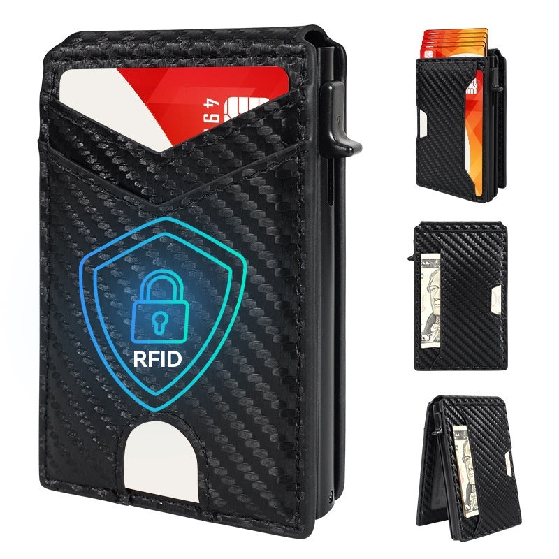 🔒 Inteligentny portfel wysuwany z RFID – szybki dostęp i styl premium.