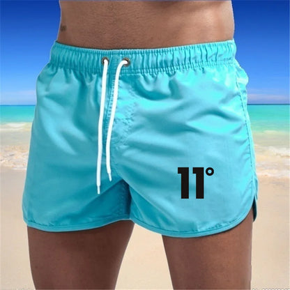 Shorts de baño para hombre con estampado multicolor de moda 2026