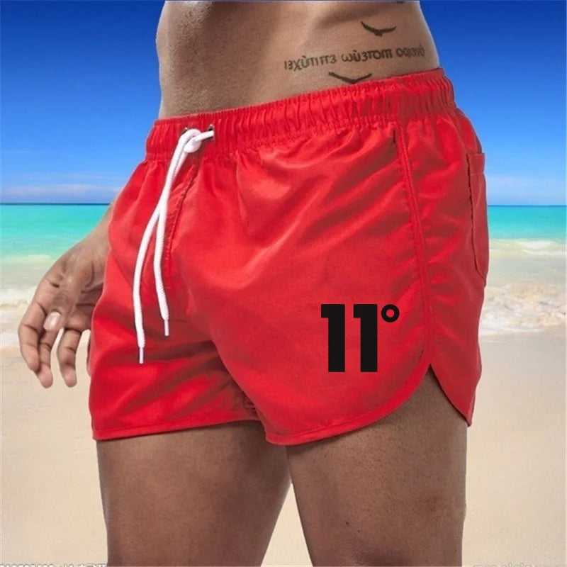 Shorts de baño para hombre con estampado multicolor de moda 2026