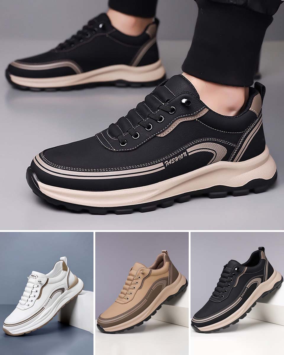 💥💥【39-45】Нови мъжки ежедневни спортни обувки за 2025 г., леки, с мека неплъзгаща се подметка