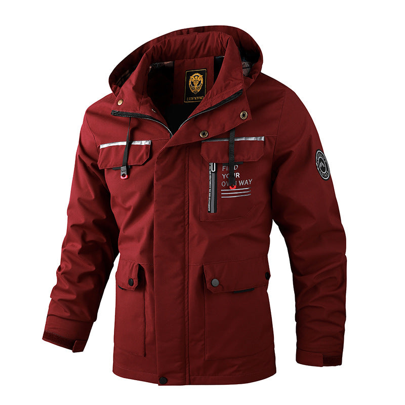 🔥 【M~4XL】 2025 Ново ветроустойчиво водоустойчиво външно алпинистко яке за мъже