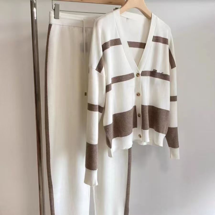 🔥Oferta especial por tiempo limitado🐏2025 nuevos productos de otoño e invierno, trajes de suéter de punto de alta calidad, trajes casuales y versátiles