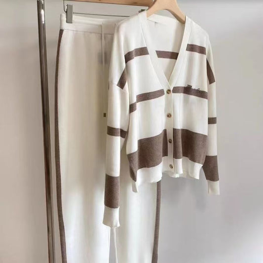 🔥Oferta especial por tiempo limitado🐏2025 nuevos productos de otoño e invierno, trajes de suéter de punto de alta calidad, trajes casuales y versátiles