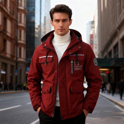 🔥【S~6XL】2025 Nova moška vodoodporna, vetrovno odporna jakna za plezanje na prostem