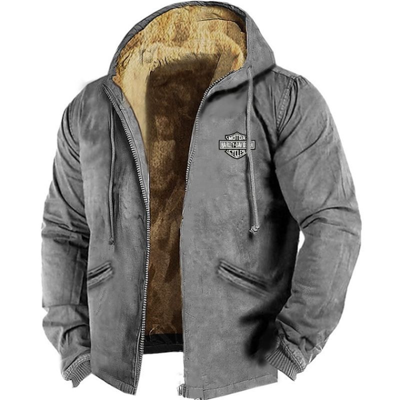 🔥🧥【M-5XL】 Módna pánska jesenná a zimná voľná bunda z hrubšieho zamatového materiálu