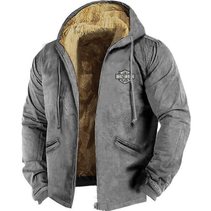 🔥🧥【M-5XL】 Módna pánska jesenná a zimná voľná bunda z hrubšieho zamatového materiálu