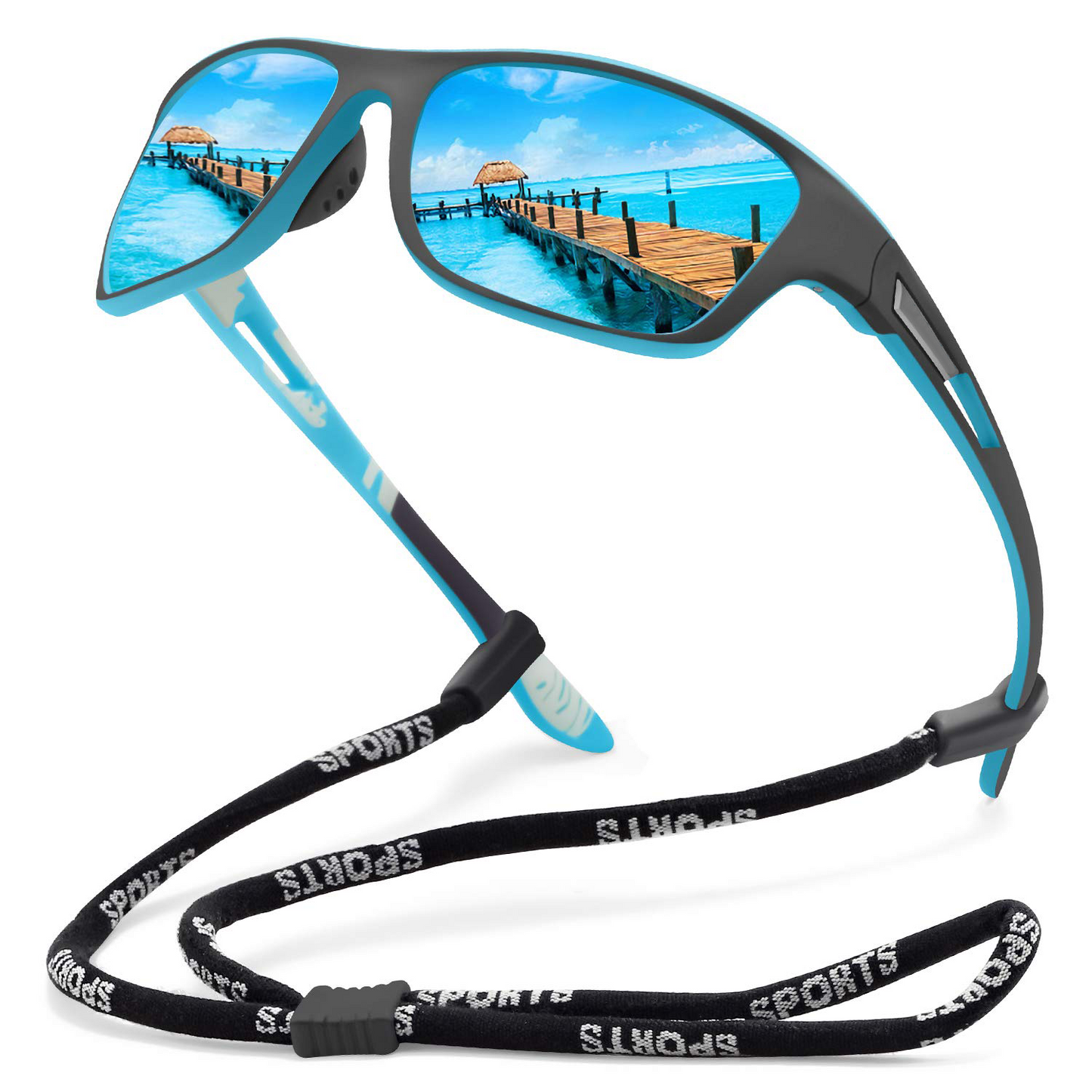 🚵‍♂️😎 ⚡ Męskie sportowe okulary przeciwsłoneczne, polaryzacyjne, z prawdziwą lustrzaną soczewką, nowoczesne i odporne na kurz, idealne do jazdy na rowerze na świeżym powietrzu-4064882