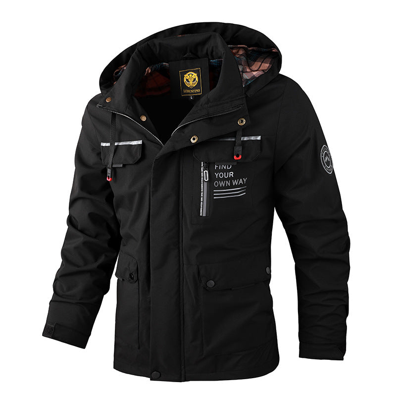 🔥 【M~4XL】 2025 Ново ветроустойчиво водоустойчиво външно алпинистко яке за мъже