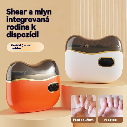 ✂️💅🔥Πολυλειτουργικός Ηλεκτρικός Τρίφτης Νυχιών, Ηλεκτρικό Κόφτης Νυχιών με Προστασία από Τσιμπήματα