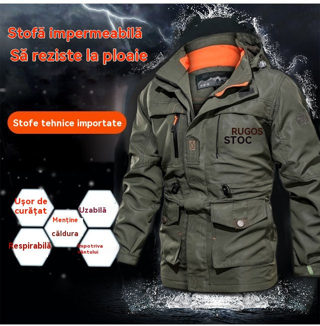 🔥【M-5XL】Chaqueta impermeable y cortavientos para hombre, nueva colección invierno 2025