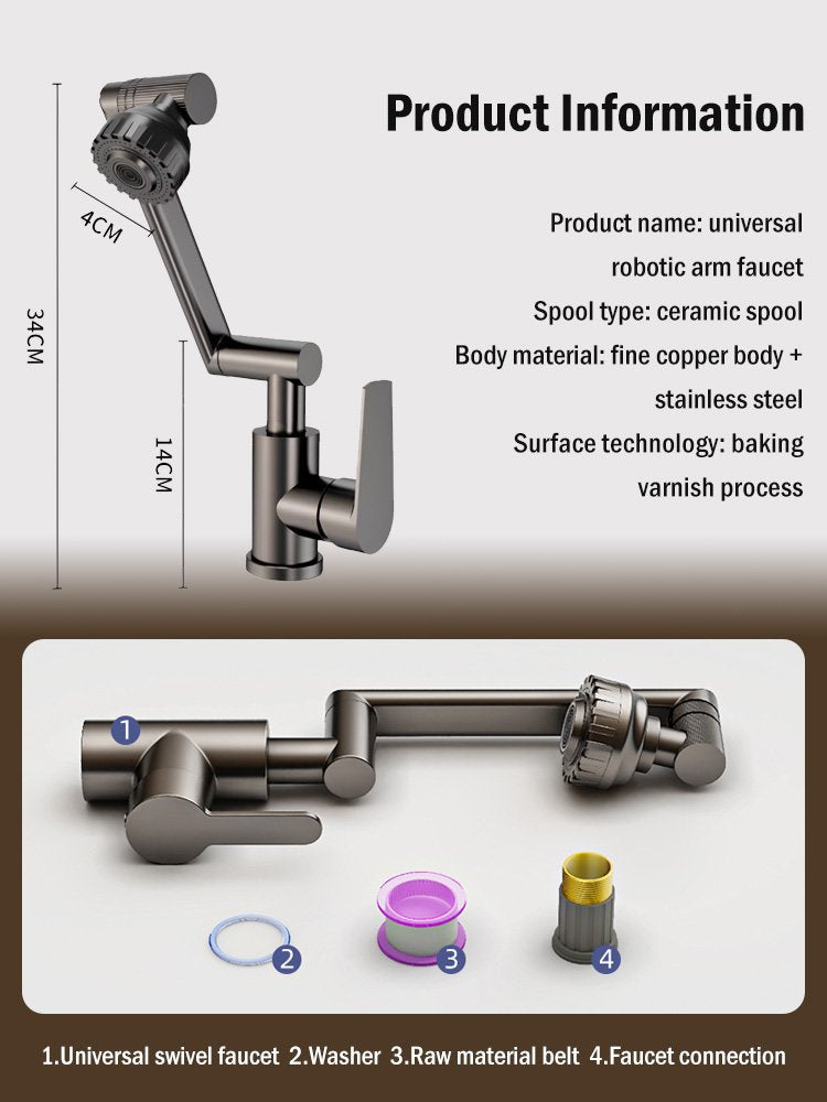 Otočná batéria s mechanickým ramenom na 1080°  3723445