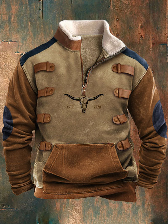 👕【50% zľava】【S-4XL】 Jesenná a zimná móda 2024 pánsky teplý pulóver s dlhým rukávom s 3D potlačou