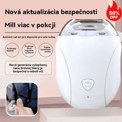 ✂️💅 Πολυλειτουργικός Ηλεκτρικός Τρίφτης Νυχιών, Ηλεκτρικό Κόφτης Νυχιών με Προστασία από Τσιμπήματα