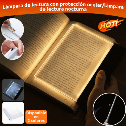 📜【Kup 1, a 1 dostaniesz gratis】💡Lampka do czytania z funkcją widzenia w nocy i płaskim panelem LED, chroniąca oczy