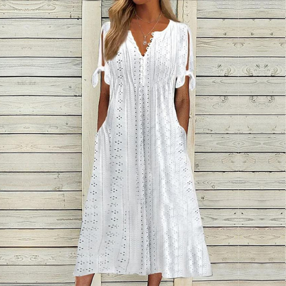 【🏆Hot Product】👗2025 Jednoduché a krásne jednofarebné šaty