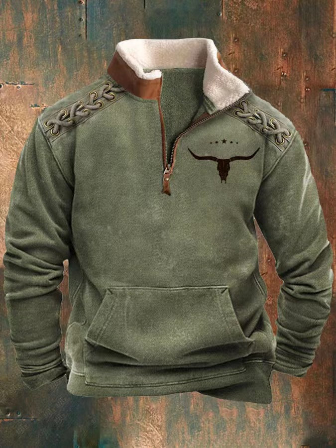 👕【50% zľava】【S-4XL】 Jesenná a zimná móda 2024 pánsky teplý pulóver s dlhým rukávom s 3D potlačou