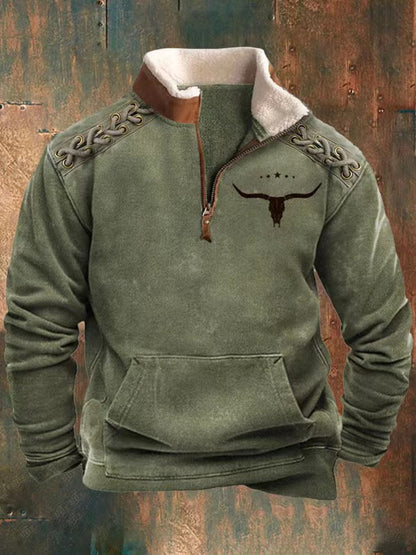 👕【50% zľava】【S-4XL】 Jesenná a zimná móda 2024 pánsky teplý pulóver s dlhým rukávom s 3D potlačou