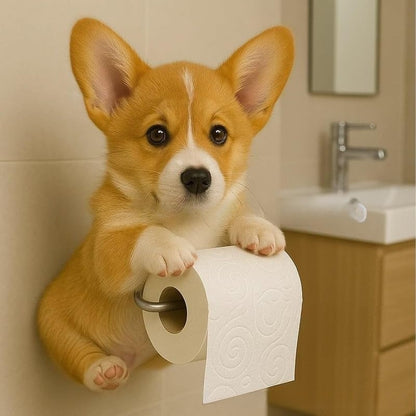 🐕Roztomilý držiak na toaletný papier so vzorom šteniatka