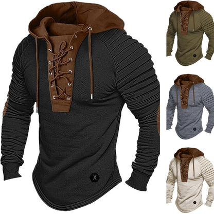 🔥【S-3XL】Nueva sudadera con capucha holgada para hombre