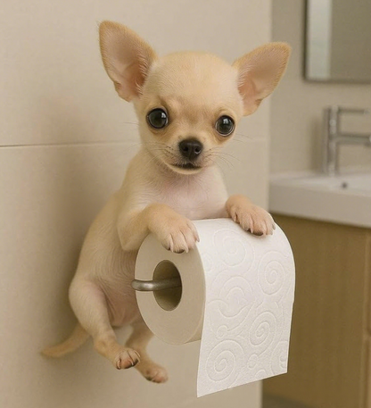 🐕Roztomilý držiak na toaletný papier so vzorom šteniatka