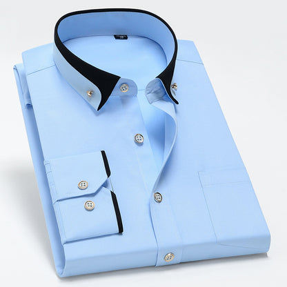 【S-4XL】👕2025 nové priedušné pánske pracovné košele na voľný čas