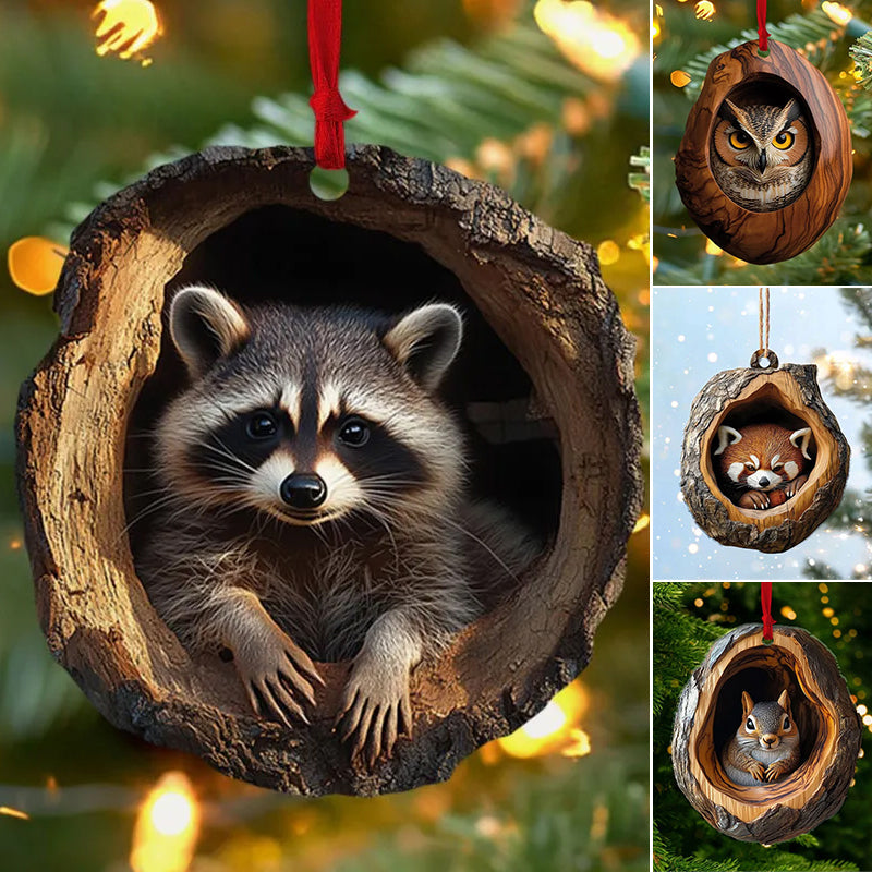 🎄【10 PCS】🎄Critter decoración del árbol de Navidad. Decoración colgante para animales pequeños.