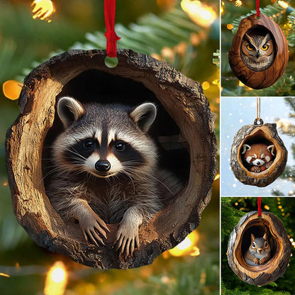 🎄【10 PCS】🎄Critter decoración del árbol de Navidad. Decoración colgante para animales pequeños.