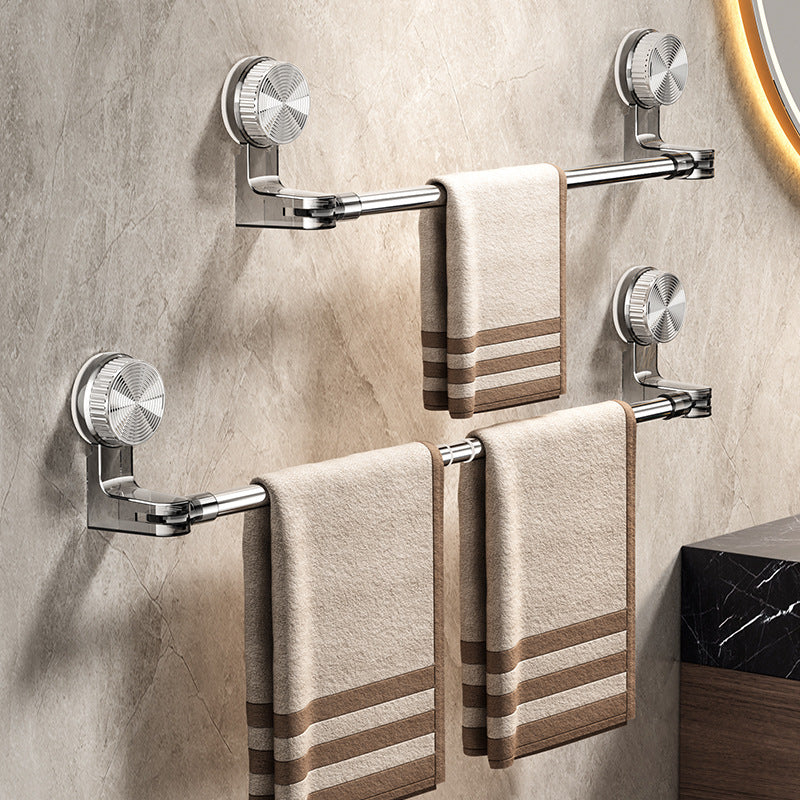 🎁✨🚿Diseño ligero y sin perforaciones —Toallero retráctil con ventosa