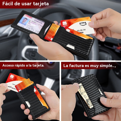 🔒 Cartera Inteligente Pop-Up con RFID – Acceso Rápido y Estilo Premium