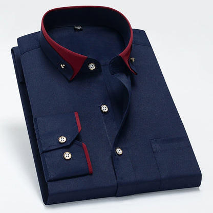 【S-4XL】👕2025 nové priedušné pánske pracovné košele na voľný čas