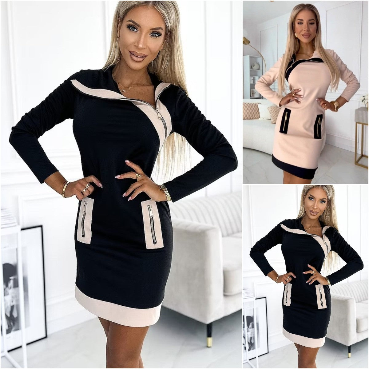 🔥🎉【Špeciálna ponuka✨】【S-3XL】Dámske zimné šaty, zľava až 50%!