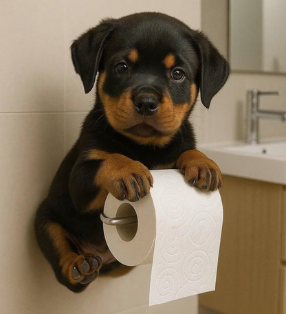 🐕Roztomilý držiak na toaletný papier so vzorom šteniatka