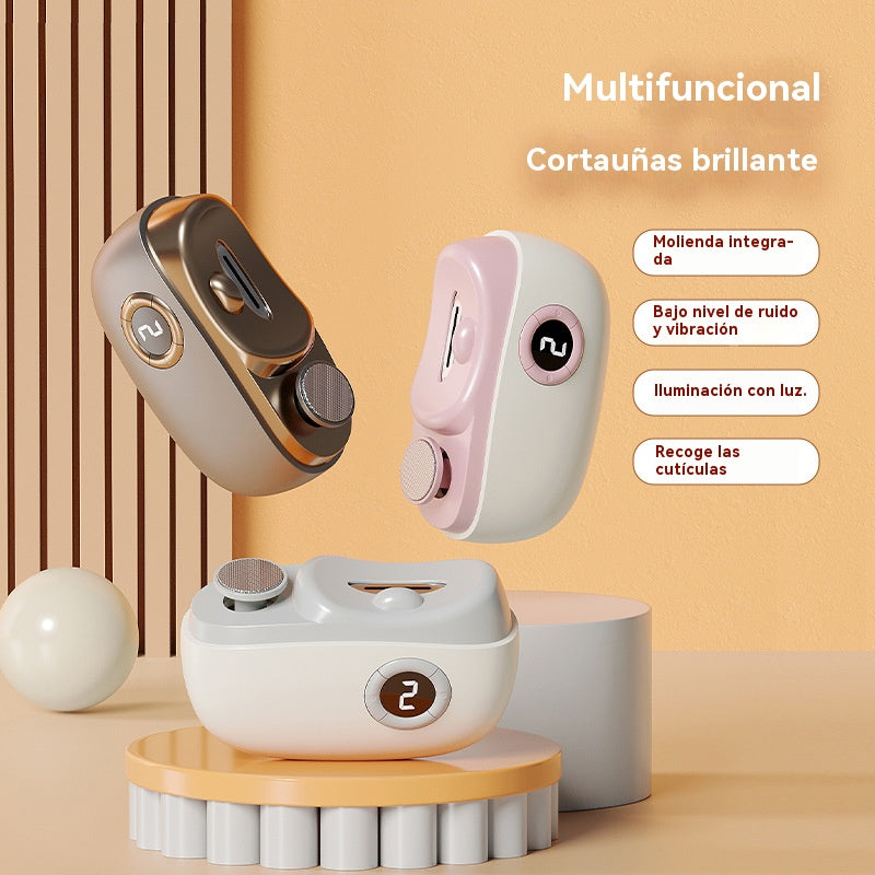 💅🔥Lima de uñas eléctrica multifuncional, cortauñas eléctrico con protección antipellizcos✂️