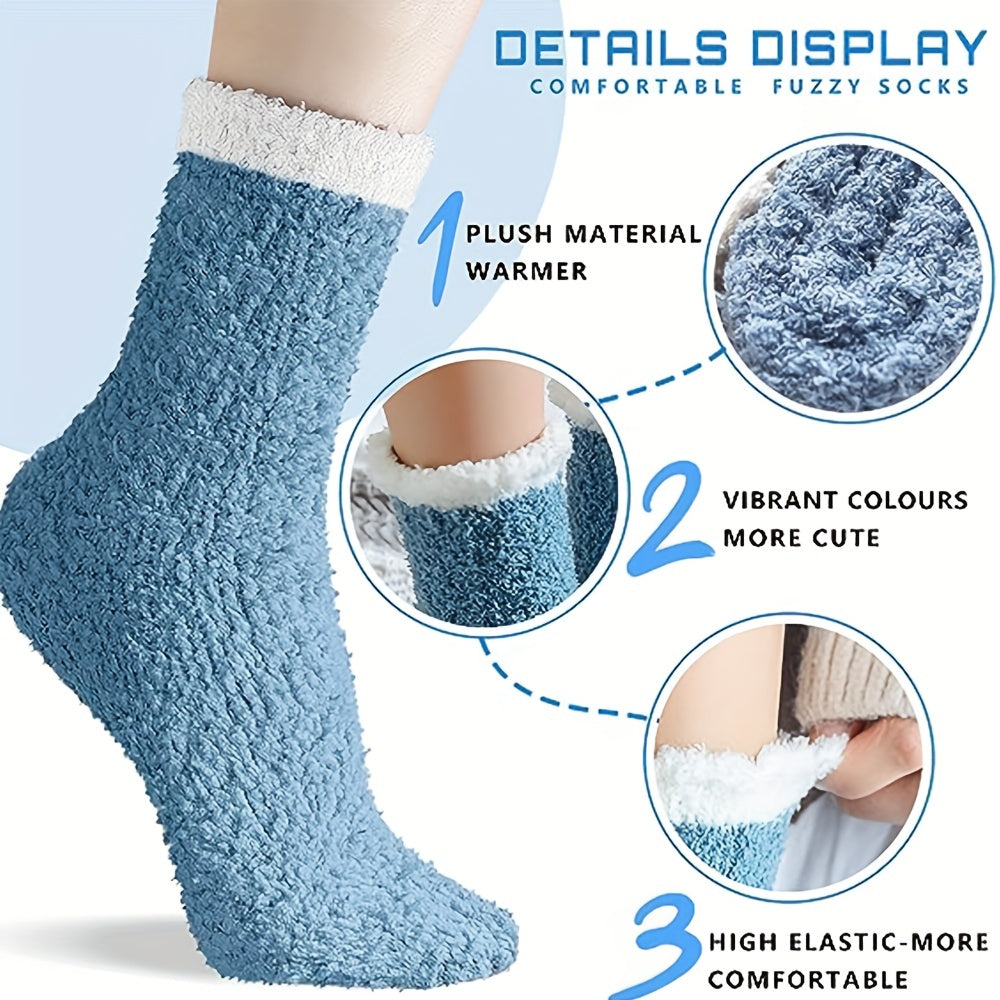 🔥📣【14 párov】🧦Dámske útulné fleecové nohavice s teplými zimnými ponožkami