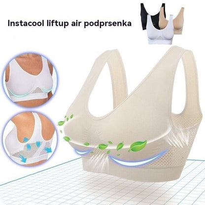 😍【Balenie 3 kusov】Bezšvová športová podprsenka pre väčšie veľkosti ❤️ Priedušná a chladivá 【40-120 kg】