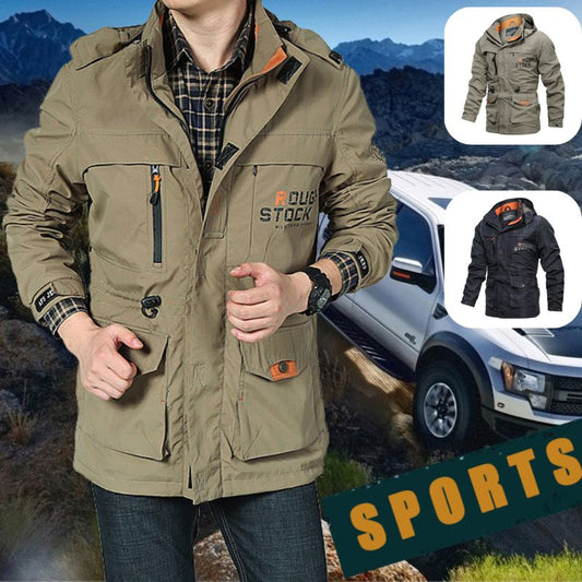 🔥【M-5XL】Chaqueta impermeable y cortavientos para hombre, nueva colección invierno 2025