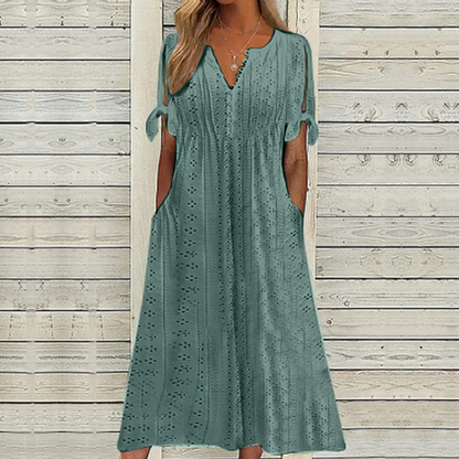 【🏆Hot Product】👗2025 Jednoduché a krásne jednofarebné šaty